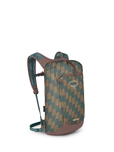 Image of Osprey Daylite Cinch Backpack, Kazuma Print /Magma Brown