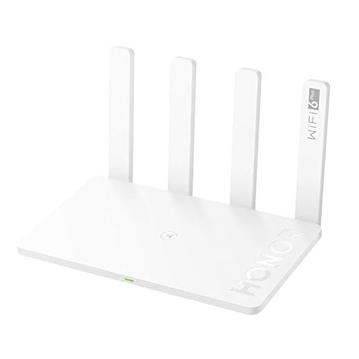 HONOR Router 3 - Routeur WiFi Double Bande, WiFi 6, Vitesse Wi-FI jusqu'à 3000 Mbps(5GHz + 2,4GHz), 4X Ports Gigabit, 4 Antennes, Support contrôle Parental, Blanc