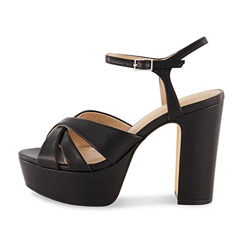 CUSHIONAIRE Women's Foxy platform dress sandal +Memory Foam and Wide Widths Available2