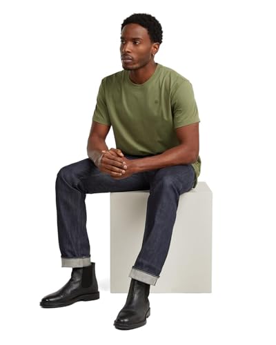 G-Star Men's Base-S T-Shirt, Size: M, Color Green 6