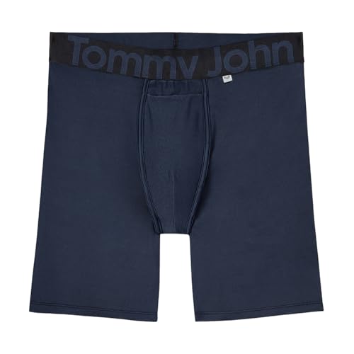 Tommy John Men’s Underwear – 360 Sport Boxer Briefs with Contour Pouch and Longer 8