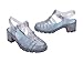 Melissa Possession Heel Fashion Sandals for Women - Iconic Fisherman Style with Medium Block Heel - Adjustable Buckle for Comfort - 100% PVC Upper/Insole/Sole - Glitter Clear, 8