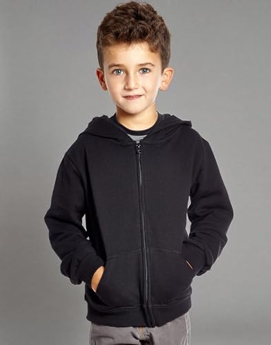 Image of Leveret Kids & Toddler Hoodie Boys Girls 100% Cotton Zip-Up Hoodie Jacket (2-14 Years) Variety of Colors