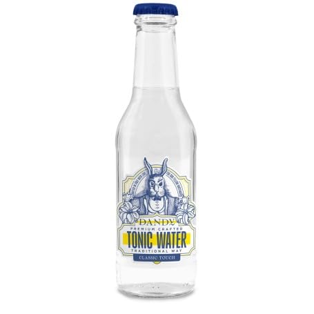 DANDY Acqua Tonica, 20 cl, Confezione da 24 Pezzi, Vegana, Senza Glutine