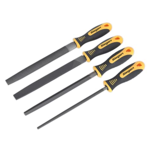 Lot de 4 limes 200 mm Sealey S0629 pour sauver un filetage abîmé et débloquer un écrou