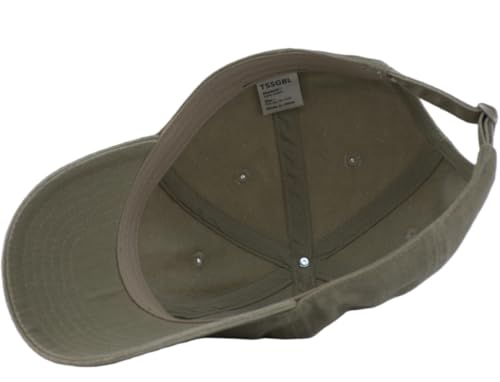 Image of TSSGBL Vintage Cotton Washed Baseball Cap S to XXL Unstructured Low Profile Adjustable Distressed Dad Hat for Men Women