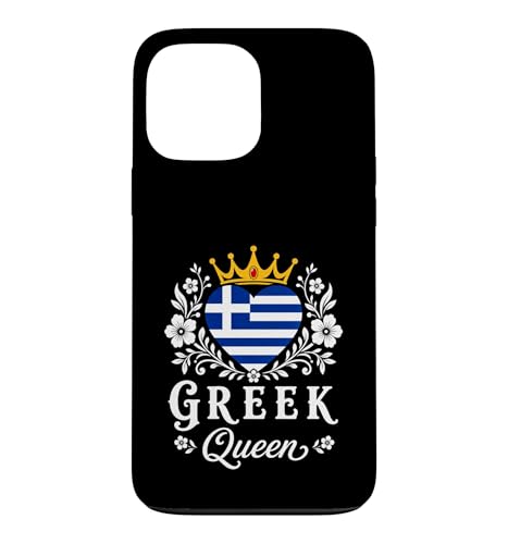 Greek Queen Greece Flag Proud Greek Woman �X�}�z�P�[�X iPhone 13 Pro Max �p