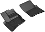 3D MAXpider 1st Row for 2020-2021 Land Rover Defender 90 and Defender 110 Kagu Black Custom Fit All-Weather Floor Mats