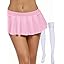2pink Skirt With Stocking
