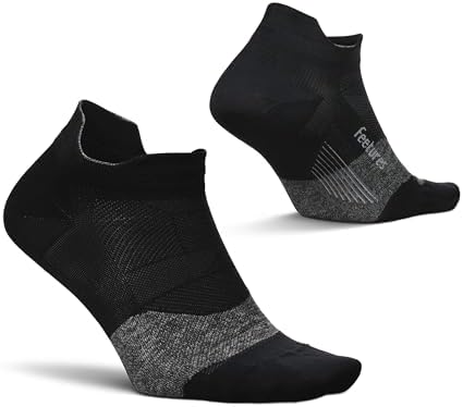 Feetures unisex-adult Elite Ultra Light No Show Tab Socks (pack of 1)