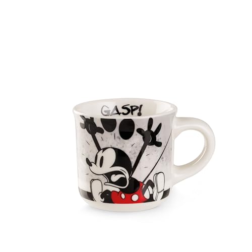 Egan Mini taza Mickey I AM & Minnie I AM – Taza de espresso de 80 ml | Taza coleccionable | Porcelana de hueso nueva | Apto para microondas y lavavajillas | Regalo para los amantes del café y el té