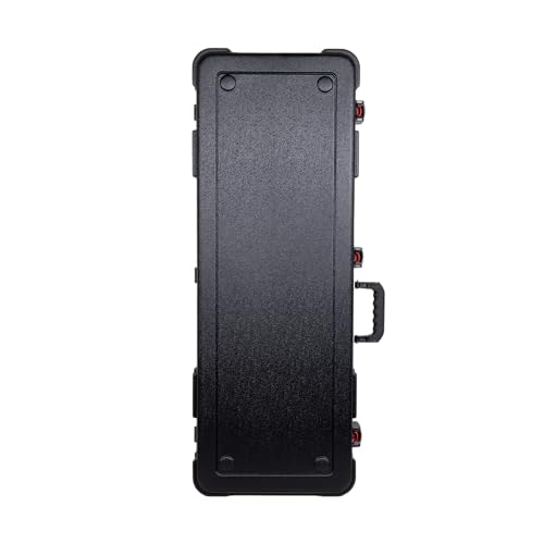 Crossrock Standard Electric Guitar Case for Stratocaster&Telecaster Style Guitars and More, with Molded Lock, Interior Compartments-Black (CRA980EBK) by Crossrock - Image 4