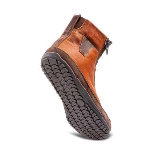 Alaskan Magic Barefoots Mens Shoes Anti Slip Winter Barefoot Boots Waterproof Wool Lined Winter Short Boots with Zipper2