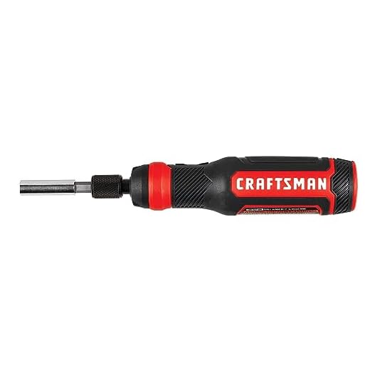 CRAFTSMAN 4V Electric Screwdriver Set, 300 RPM, Micro-USB Charging Port, 3-Stage Battery Charge Indicator (CMHT66718B20)