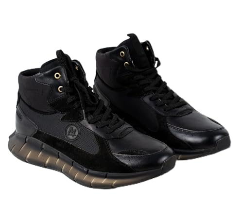 Bottines LM/H0018/BLK/BRN boots d'automne montantes pour homme moderne