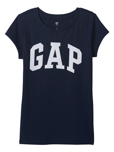 Image of Gap Girls Short Sleeve Logo Tee T-Shirt