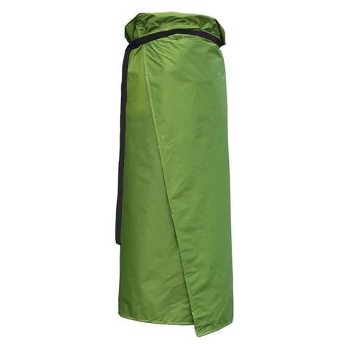 SOUUXIU Rain Skirt Ultralight Adjustable for Hiking Backpacking 20D Nylon Rainwear Rainproof Skirt for Fishing Camping