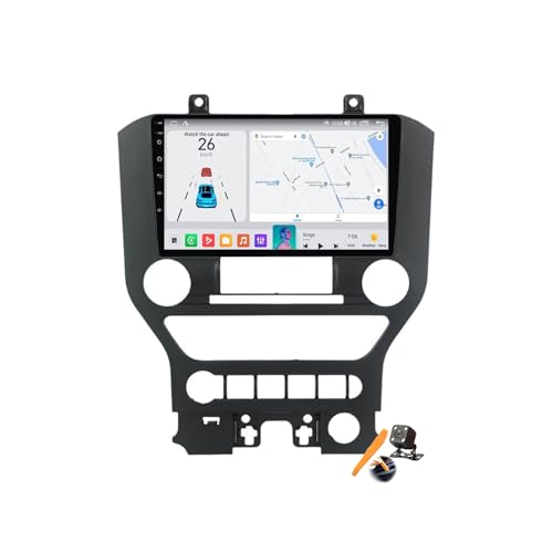 Mustang Autoradio GPS Android 15.0 Lecteur DVD Vidéo Multimédia Écran Tactile 9''