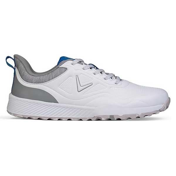 Callaway Zapato de Golf GTX para Hombre, Blanco Gris Azul, 40 EU