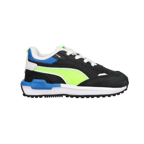 PUMA Toddler Boys City Rider Electric Ac Lace Up Sneakers Shoes Casual - Black