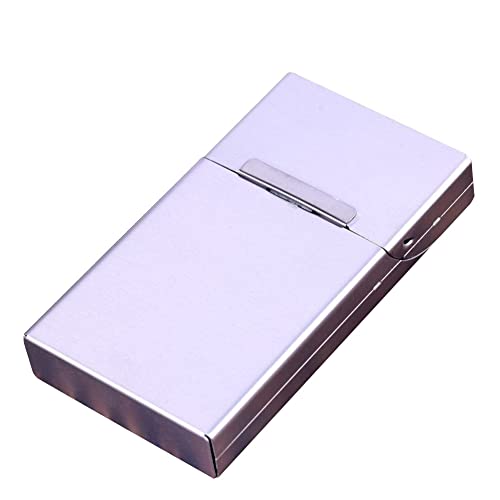 BYNYXI Étui à Cigarettes en Aluminium, Boîte à Cigarettes Ultra Fine pour 20 Étuis à Cigarettes avec Couvercle Aimanté Boîte à Cigarettes Étui à...