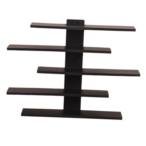 Étagère murale noire figurines : stop au désordre des jouets