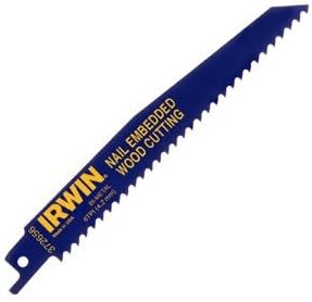 Nail Embedded Wood Cutting Reciprocating Saw Blades - irwin 12" reciprocatingsaw blade 6 tpi