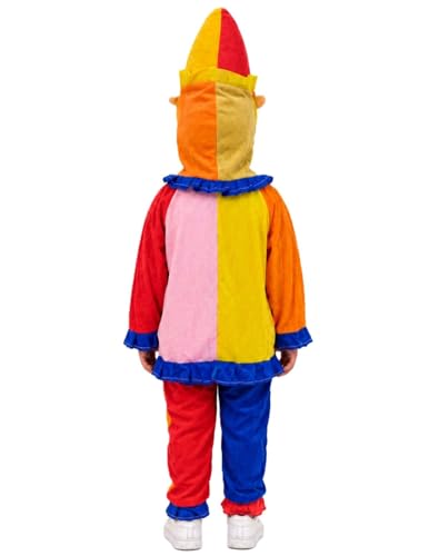 Image of BookMyCostume Clown Joker Fancy Dress Collection - Colorful Circus Performer & Funny Character Outfits for Boys and Girls - Ideal for School Annual Day, Role-Play, Birthday Events & Halloween Costume