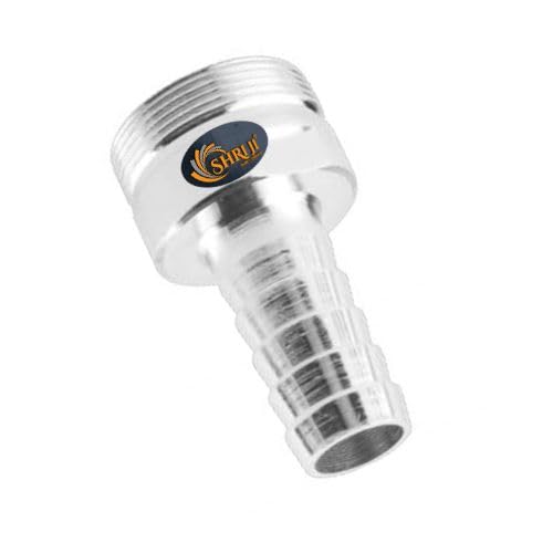 Shri ji Chrome Plated Brass Nozzle Male By Brass Taps Pack of 2