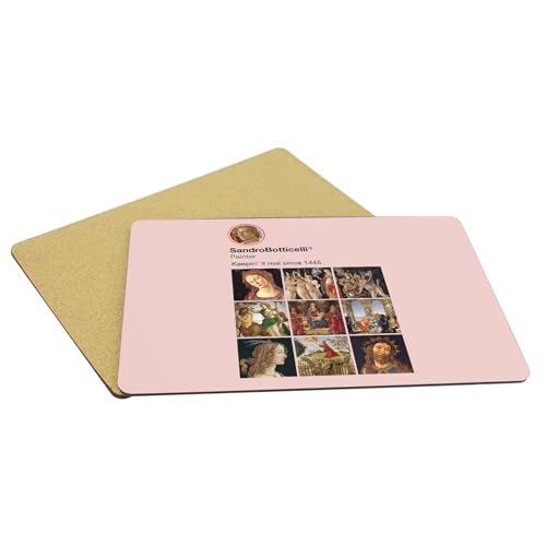 Set de table napperons rose Botticelli liège idée cadeau créatif