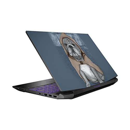 Autocollant vinyle bouledogue anglais pour PC portable HP Pavilion 15.6