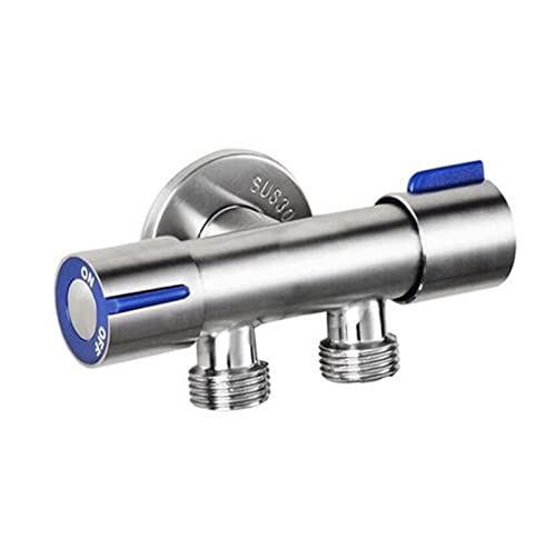 Robinet de salle de bain inox 304 double commande anti fuite et calcaire durable