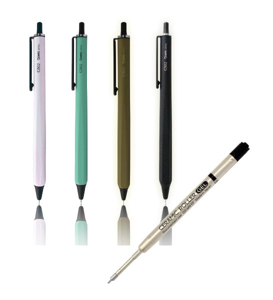 Image of OHTO PG-M05NP 0.5mm Fine Tip Ceramic Gel Refill - Rich Blue Ink | Precision & Smooth Flow | for OHTO GS02 Gel Pen | Made in Japan