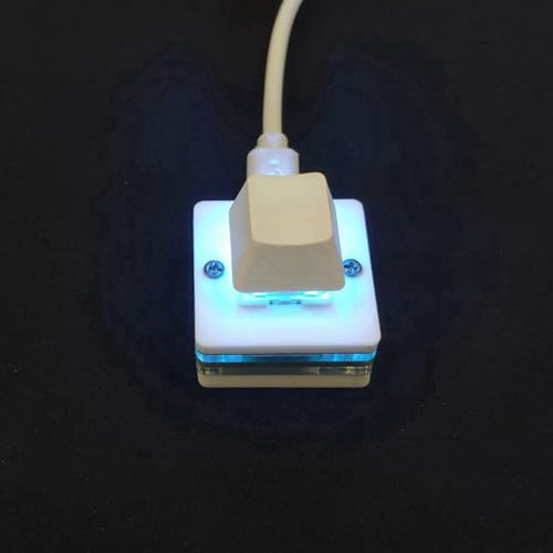Clavier programmation macro mécanique à 1 touche rouge pour raccourcis - 2
