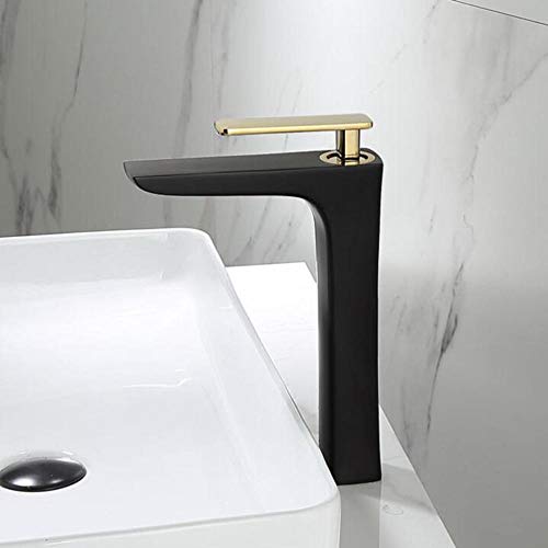 Mitigeur de lavabo grand en laiton surélevé pour supprimer les fuites et éclaboussures