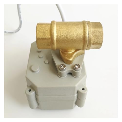 NKKALUKM Válvula de Bola motorizada eléctrica TF25-B2-A BSP/NPT de 1', de latón, 12 V CC/24 V CC, 2/3/5/7 Hilos, DN25(DC24-CR702)