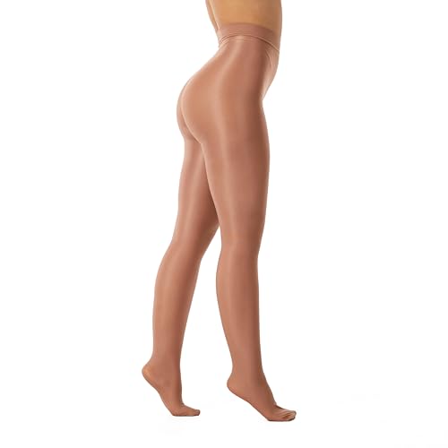 Image of Frola Shaping Tights for Women 70D Shimmery Pantyhose for Dance Ballet Glitter Socks