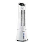 KLARSTEIN Condizionatore Portatile Senza Tubo 55W, 5in1, Umidificatore, Climatizzatore Portatile Silenzioso con Night Mode, Ventilatore Aria Fredda, Raffrescatore d’Aria 180m³/h, Serbatoio da 6L