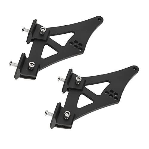 Spoiler Mounting Brackets, 5" Universal Car CNC Aluminum Alloy Rear Wing Trunk Racing Tail Leg Mount Support High Performance Adjustable Aileron Stand Light Bar Mounts Roof Rack Roll Cage Bumper