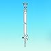 5902-39 - Chromatography Column (Complete) with Bushing & Tubing Connector, Fits Tubing ID 10 mm, 460 mm Long - Chromatography Column, 1:5 PTFE Plug, 15 Ace-Thred, Ace Glass Incorporated - Each