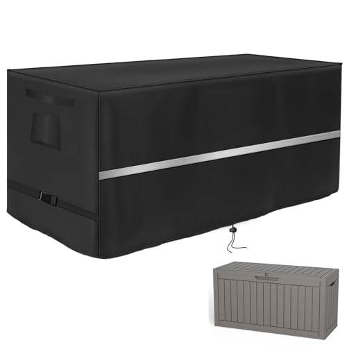 Deck Box Cover Heavy Duty Waterproof Deck Box with Handle