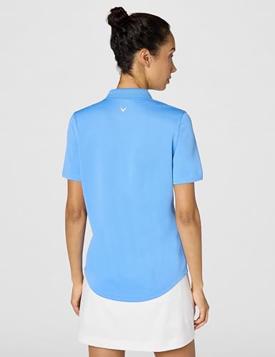 Callaway Women's Short Sleeve Opti-Dri Stretch Core Performance Golf Polo Shirt, Moisture-Wicking (Available in Plus), Provence, Large - image 3