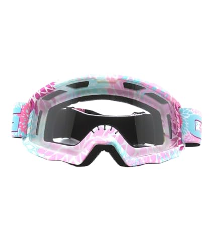 CRG Sports Motorcycle Goggle ATV Dirt Bike Off Road Racing Motocross Goggles for Men, Women, Adults