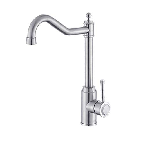 Mitigeur de chantier cuisine inox pour équiper votre future maison