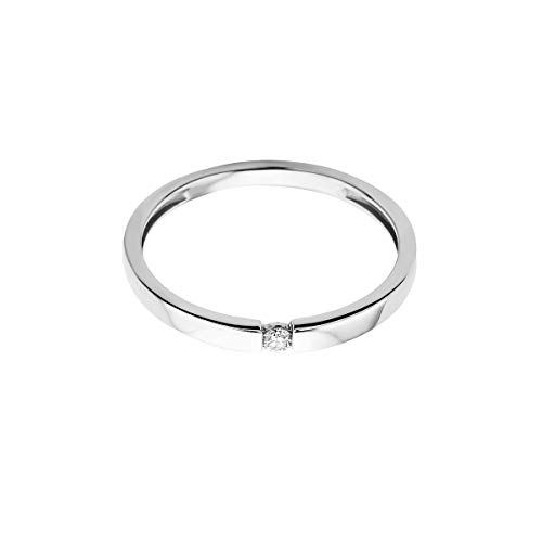 Miore anello solitario di fidanzamento da donna