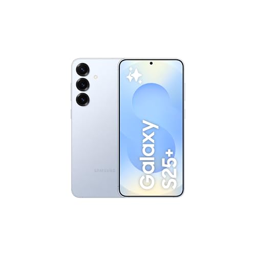 Image of Samsung Galaxy S25+ Plus 5G SM-S936B /DS 512GB 12GB Dual SIM Factory Unlocked GSM Smartphone, 6.7 inch 120Hz AMOLED Display, 50MP Cameras - International Version (ICY Blue)