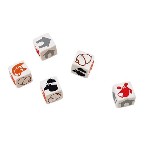 Game Factory 646273 Auf die Nüsse, das knackige Würfelspiel, Mini-Spiel in handlicher Metalldose, Reisespiel, für Erwachsene und Kinder ab 8 Jahren
