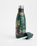 Chilly's Borraccia Kids Original - Borraccia in Acciaio Inossidabile con Isolamento Sottovuoto, Riutilizzabile, per Bevande Calde e Fredde - A Prova di Perdite, senza Condensa - 350ml - Safari Squad