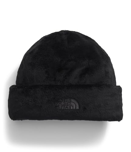 The North Face Women's Osito Beanie | Classic Fit, Cuffed Winter Hat with Cozy Recycled Fleece, Embroidered Logo, TNF Black, Small/Medium
