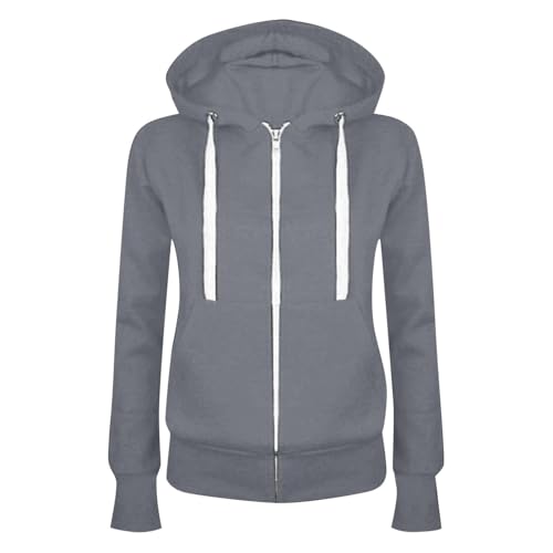Veste sweat à capuche femme douce contre le froid hivernal
